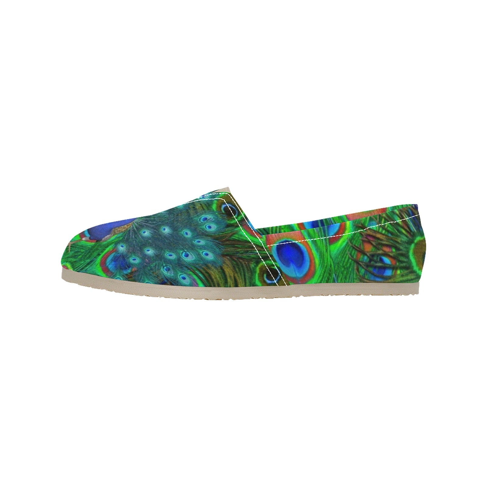 Peacock - Casual Canvas Slip-on Shoes