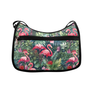 Tropical Flamingo - Crossbody Handbag