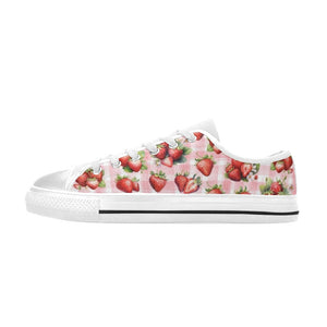 Strawberries - Low Top Shoes