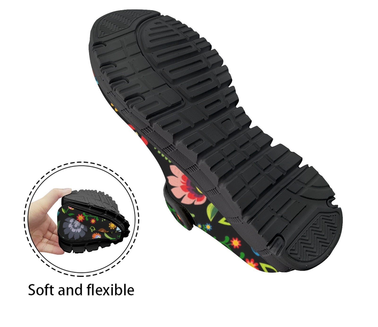 Polish Folk Flowers - Mary Jane Shoes