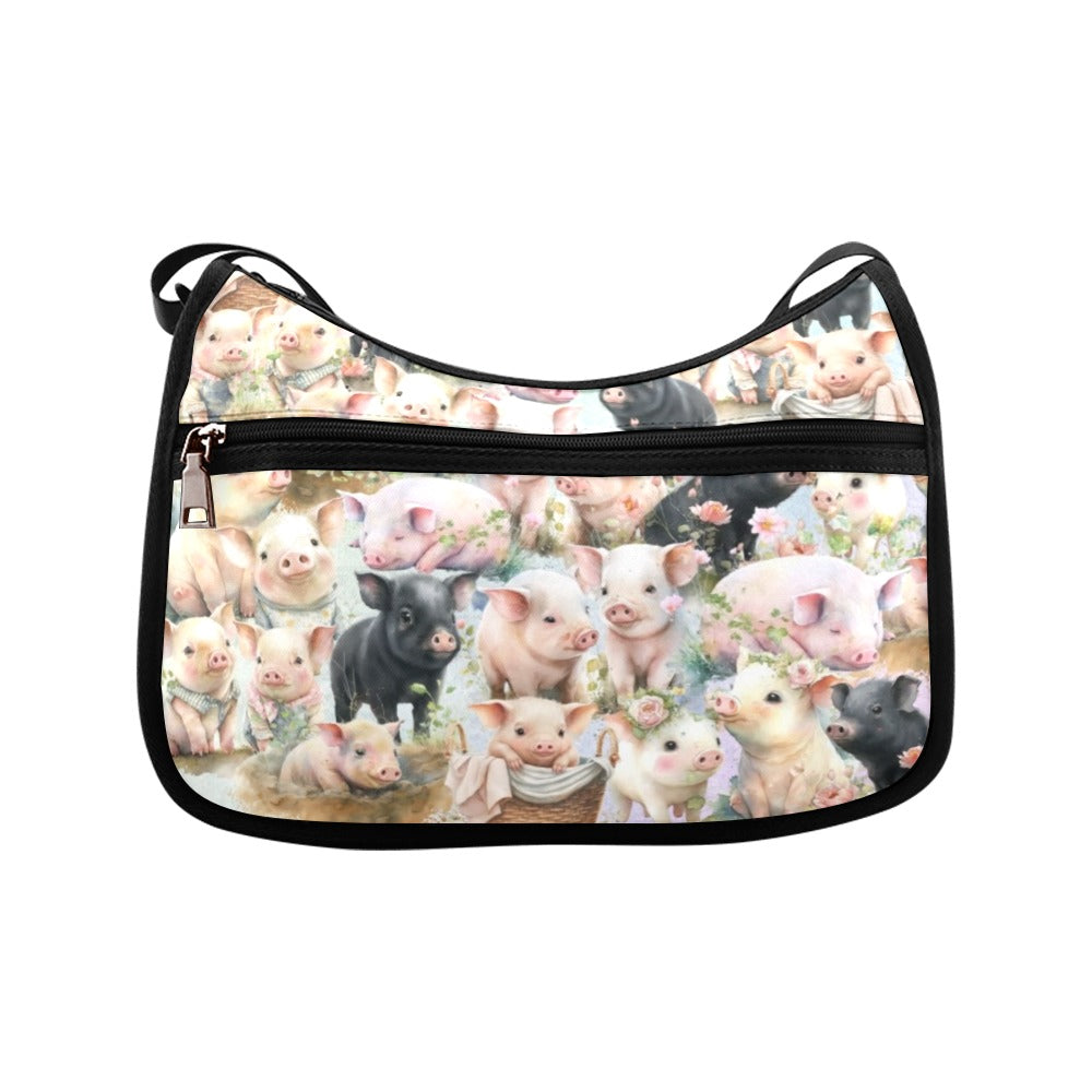 Cute Pigs - Crossbody Handbag