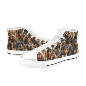 Airedale Terrier - High Top Shoes