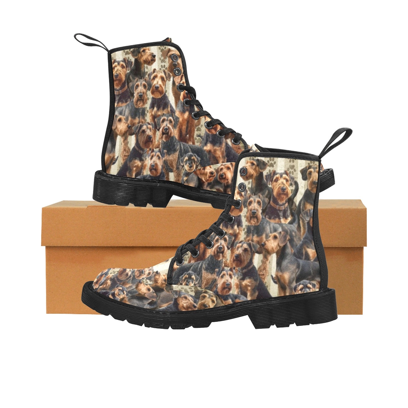 Airedale Terrier - Canvas Boots