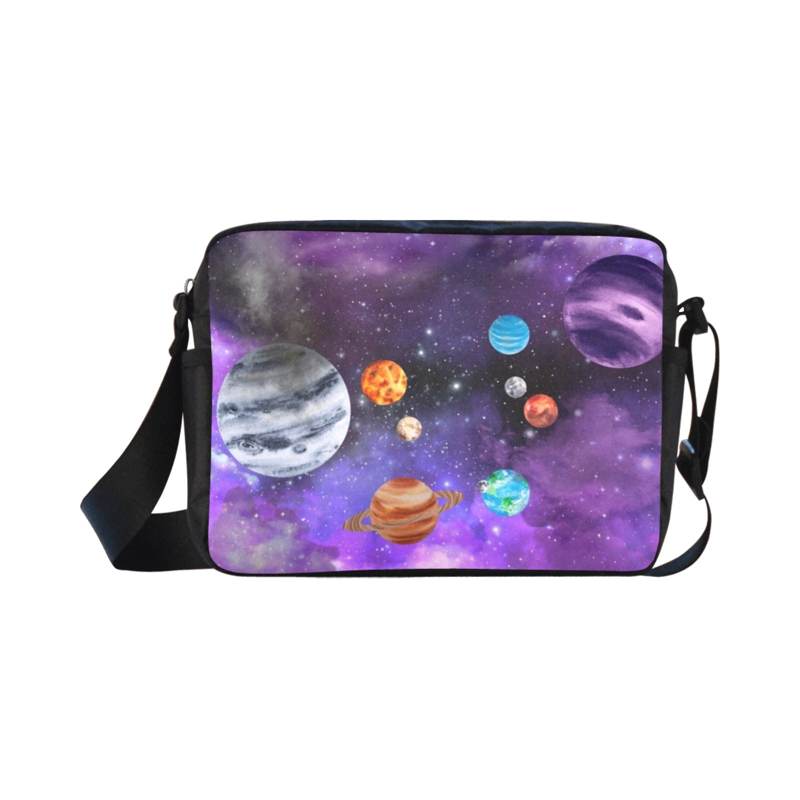 Planets - One-Sided Crossbody Nylon Bag