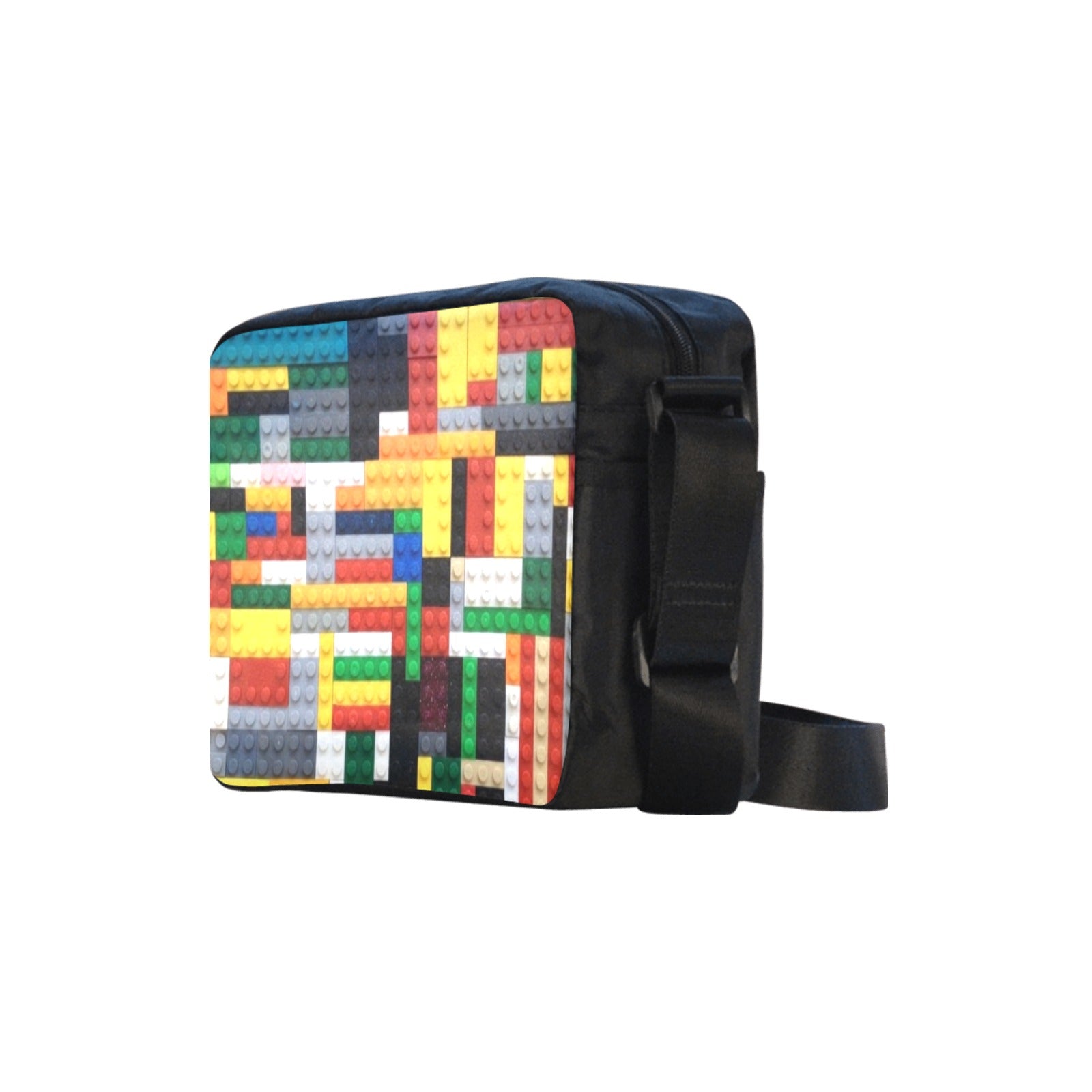 Building Blocks - One-Sided Crossbody Nylon Bag