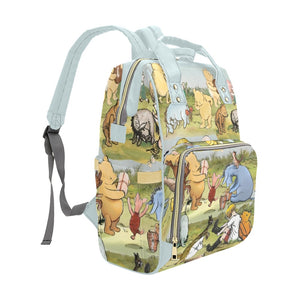 Vintage Winnie - Multi-Function Backpack Nappy Bag