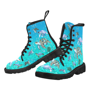 Turtle - Canvas Boots