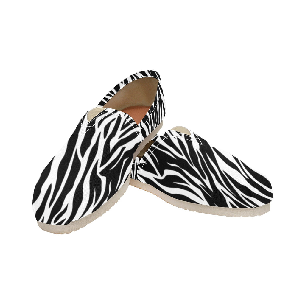 Zebra - Casual Canvas Slip-on Shoes
