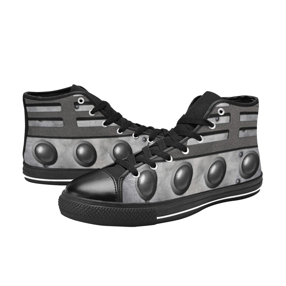 Grey Steel - High Top Shoes - Little Goody New Shoes Australia