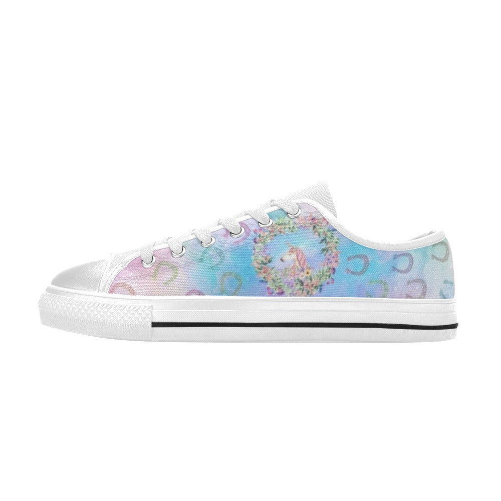 Pastel Unicorn - Low Top Shoes - Little Goody New Shoes Australia