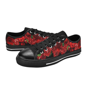 Roses Red - Low Top Shoes - Little Goody New Shoes Australia