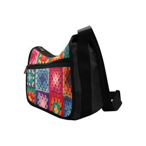Crochet Granny Squares - Crossbody Handbag - Little Goody New Shoes Australia