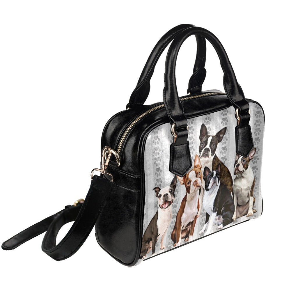 Boston Terrier - Shoulder Handbag