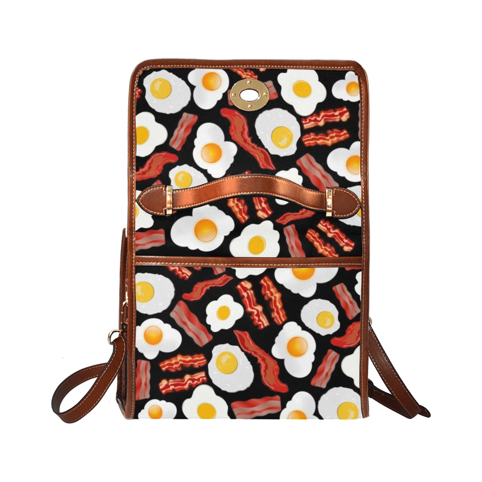 Bacon and Eggs - Waterproof Canvas Handbag