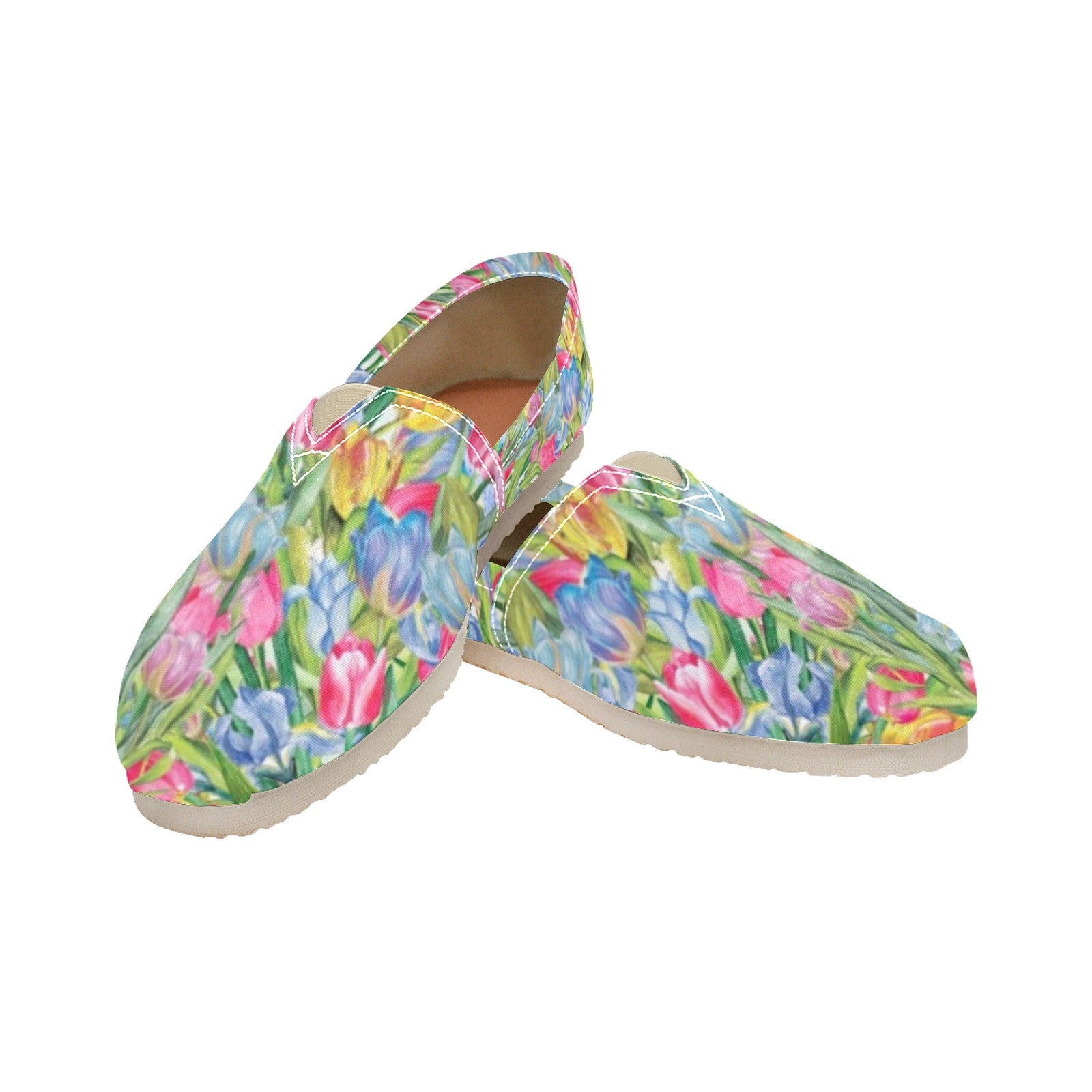 Tulips - Casual Canvas Slip-on Shoes