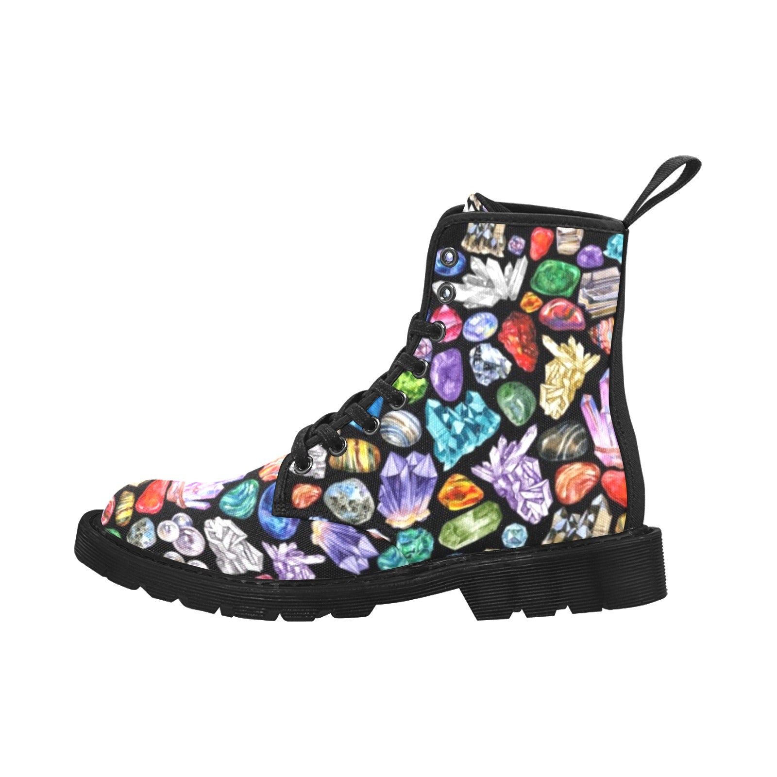 Gemstones - Canvas Boots - Little Goody New Shoes Australia