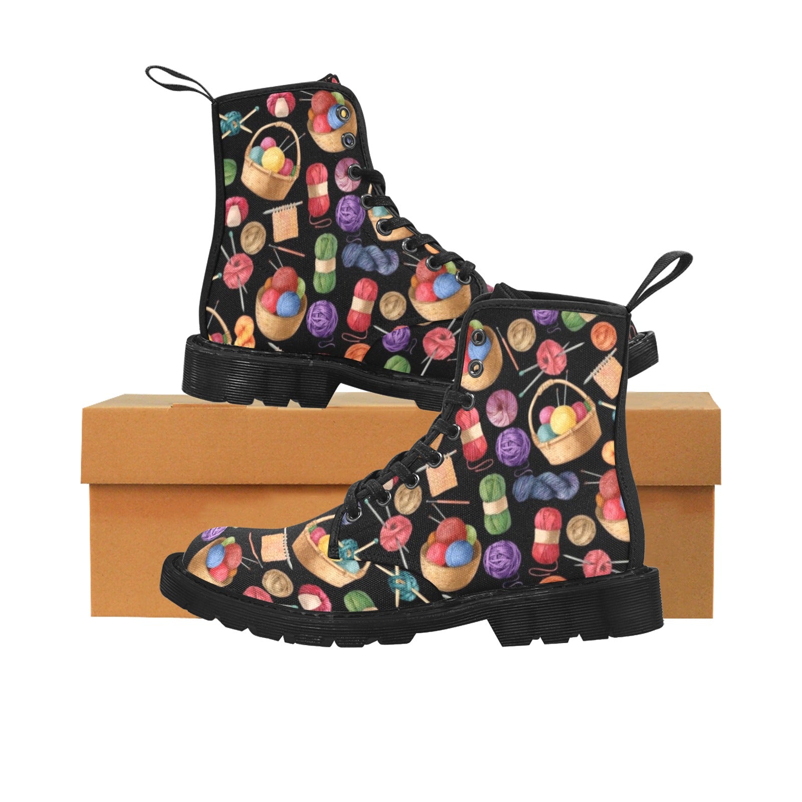 Yarn - Canvas Boots - Little Goody New Shoes Australia