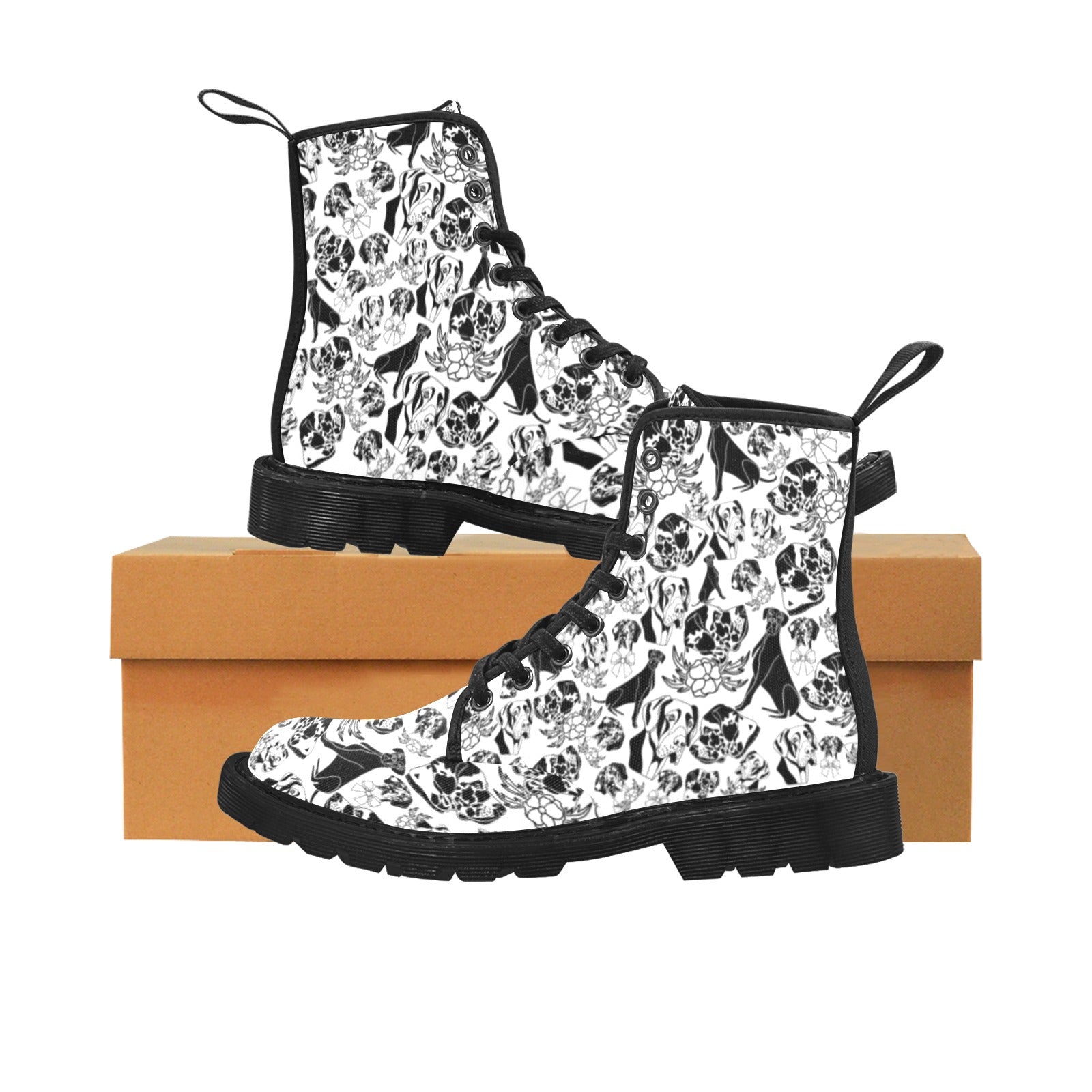 Great Dane - Canvas Boots - Little Goody New Shoes Australia