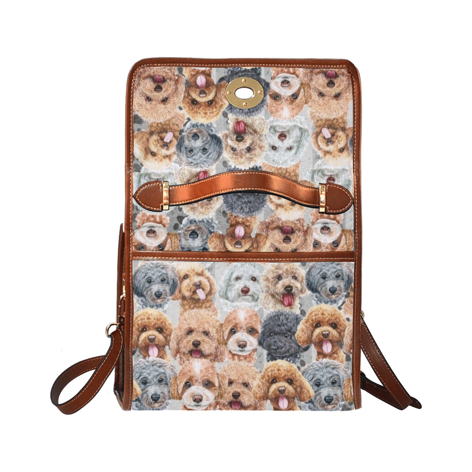 Poodle - Waterproof Canvas Handbag