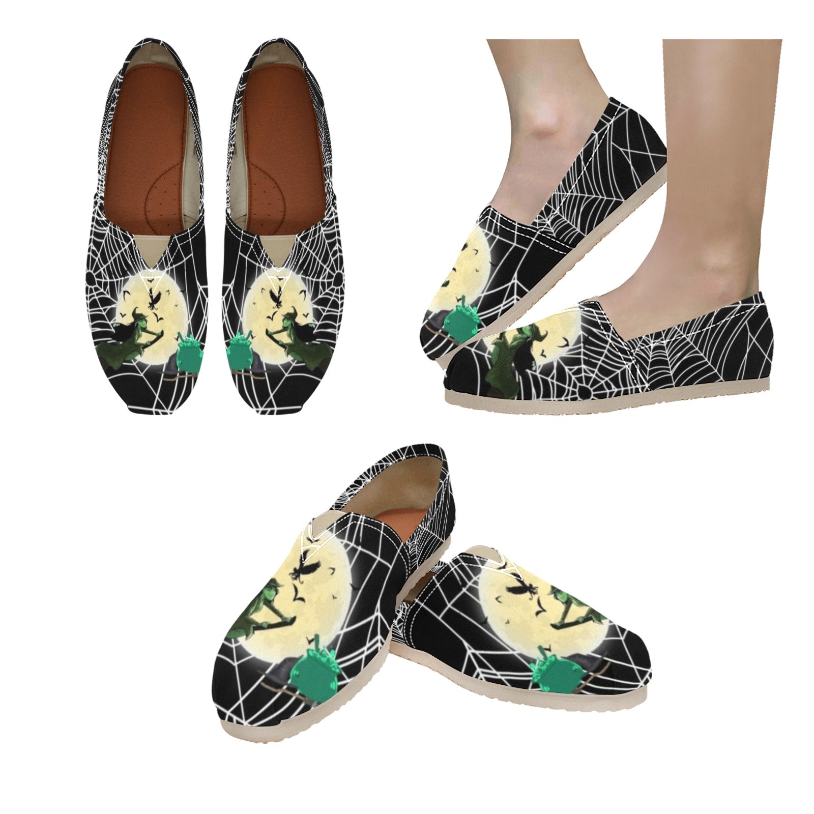 Wicked Witch - Casual Canvas Slip-on Shoes