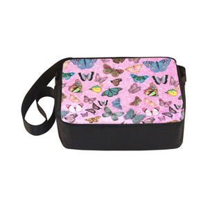 Butterfly Pink - One-Sided Crossbody Nylon Bag - Little Goody New Shoes Australia