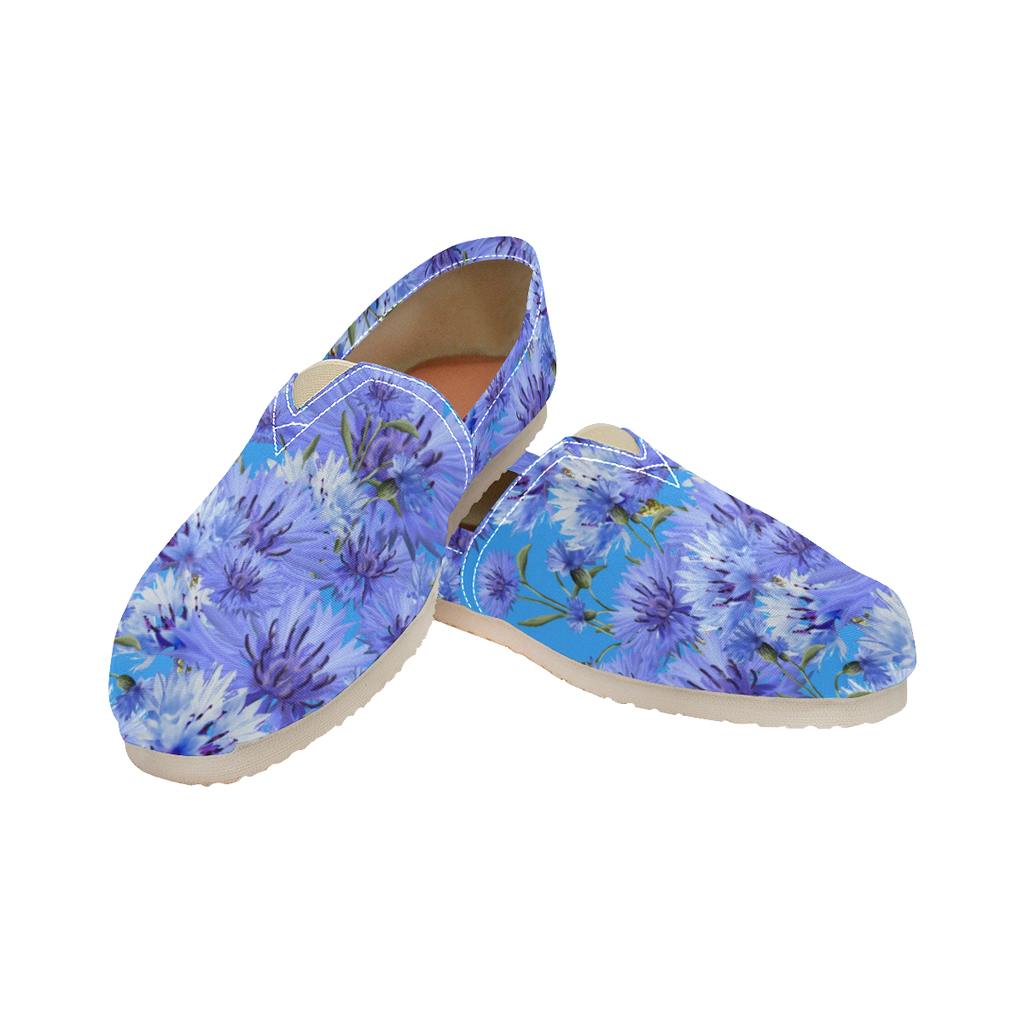 Cornflower - Casual Canvas Slip-on Shoes