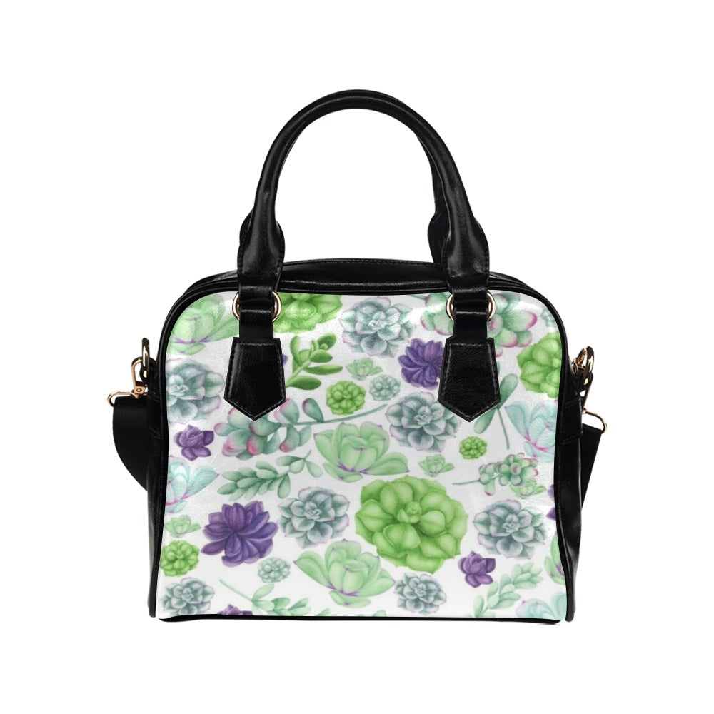Succulents -  Shoulder Handbag - Little Goody New Shoes Australia