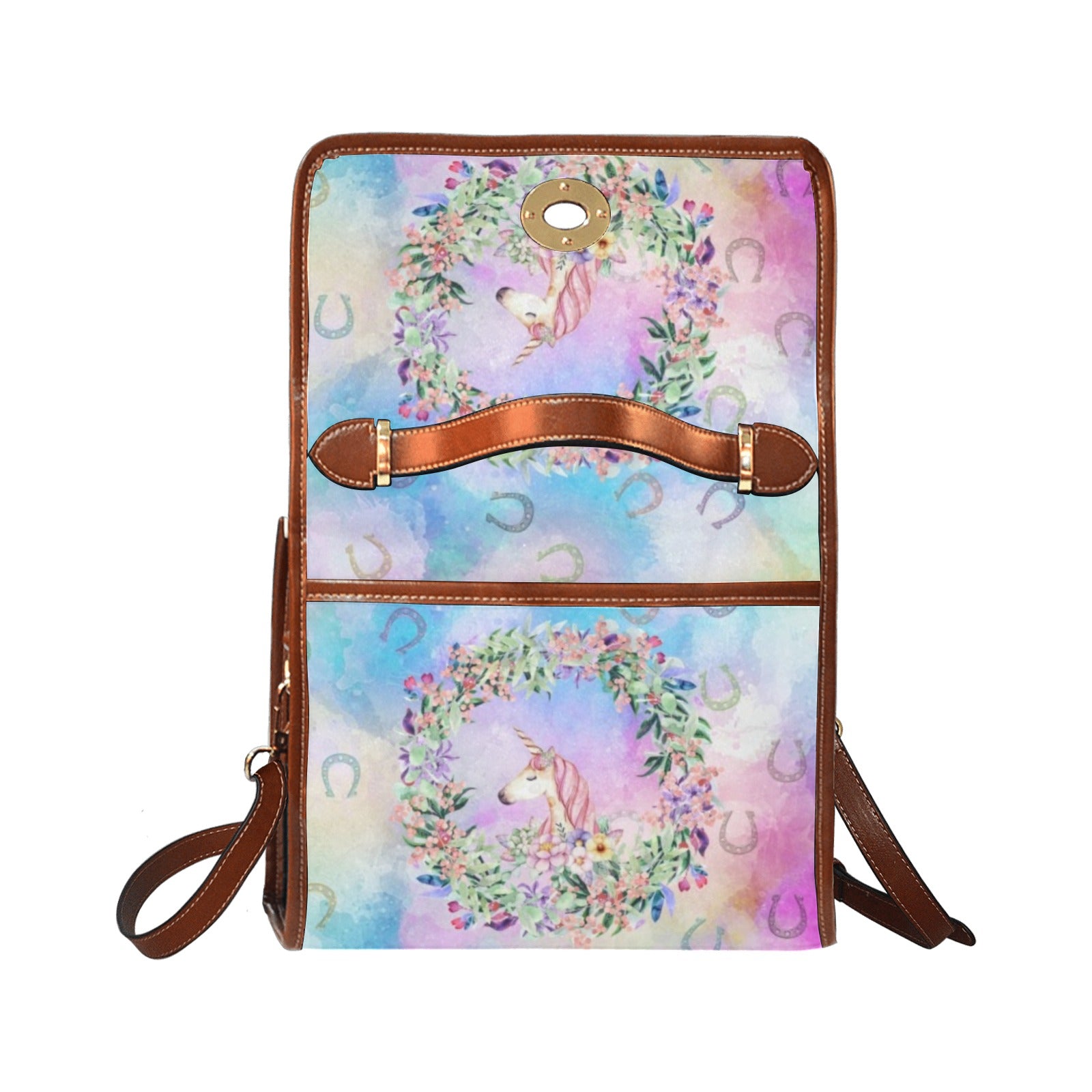 Pastel Unicorn - Waterproof Canvas Handbag