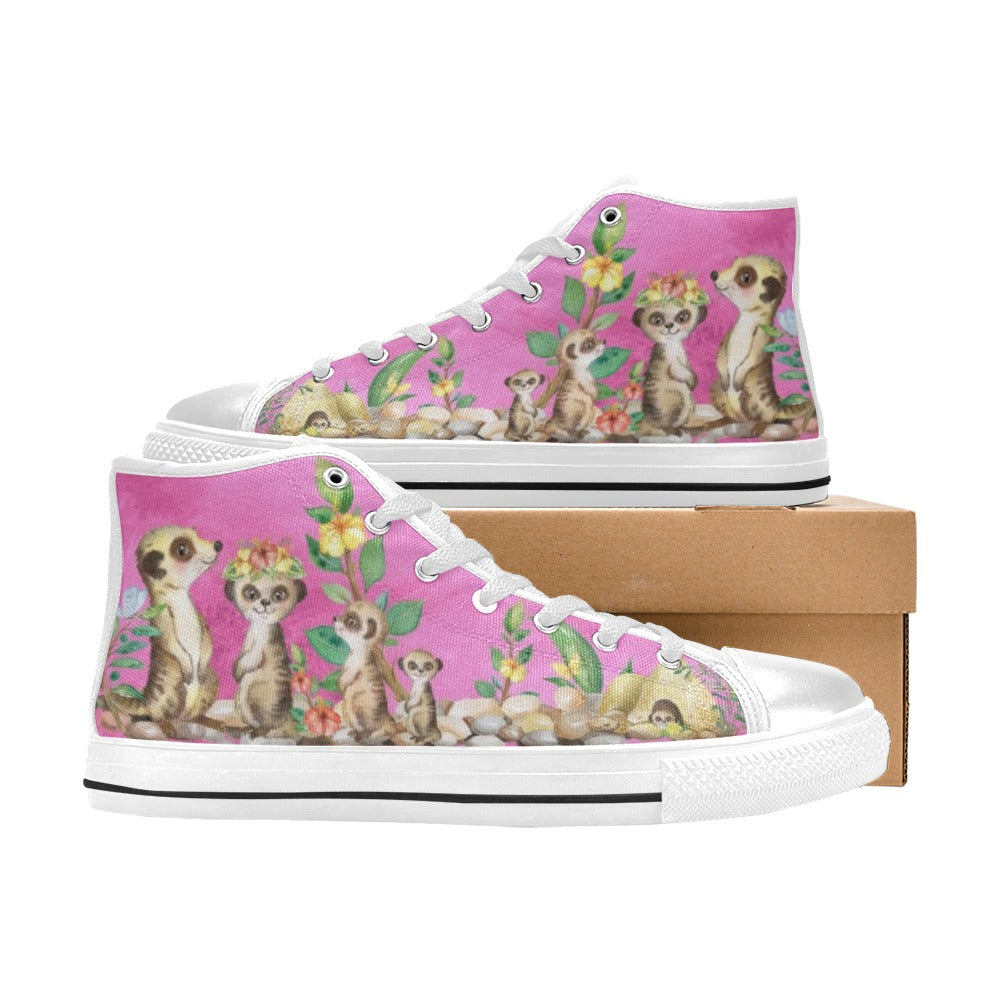 Meerkats - High Top Shoes - Little Goody New Shoes Australia