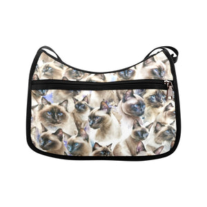 Siamese Cats - Crossbody Handbag