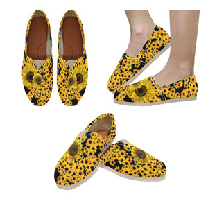 Sunflowers - Casual Canvas Slip-on Shoes