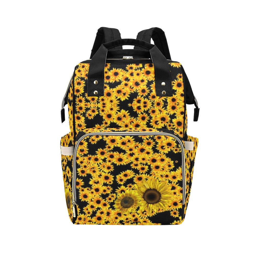 Sunflowers - Multi-Function Backpack Nappy Bag