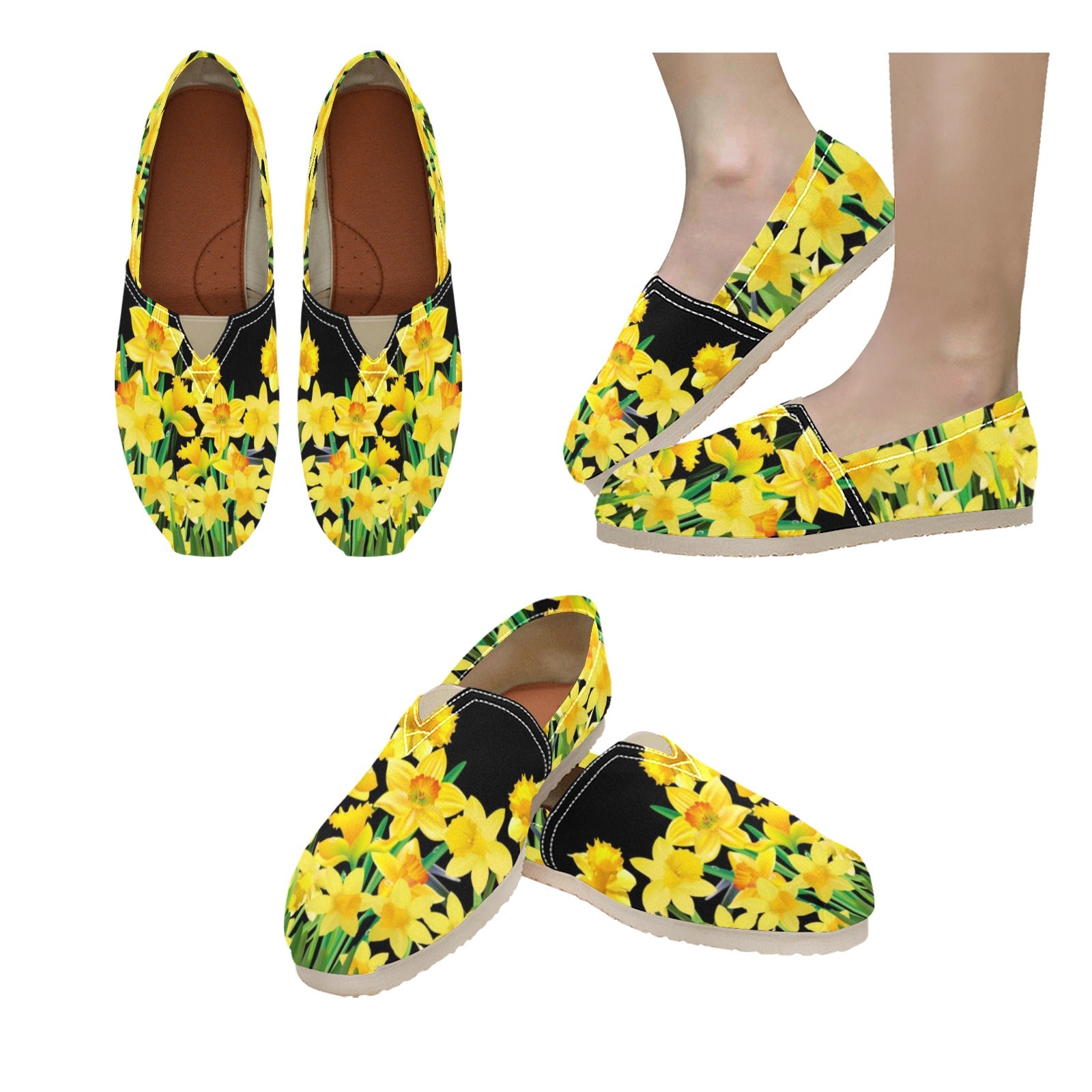 Daffodil - Casual Canvas Slip-on Shoes