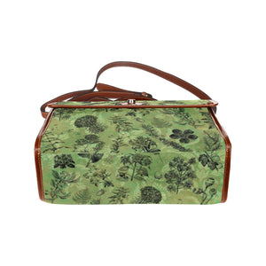 Vintage Botanical - Waterproof Canvas Handbag