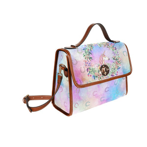 Pastel Unicorn - Waterproof Canvas Handbag
