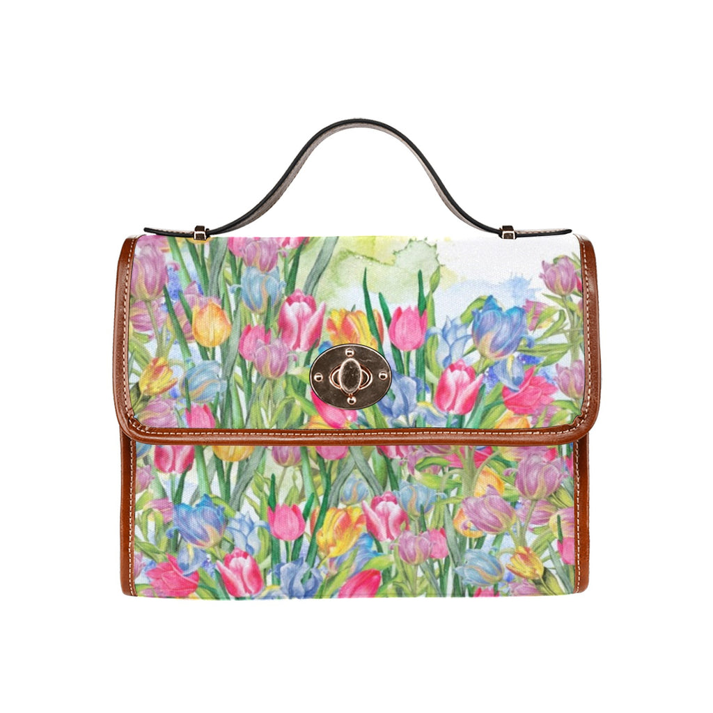 Tulips - Waterproof Canvas Handbag