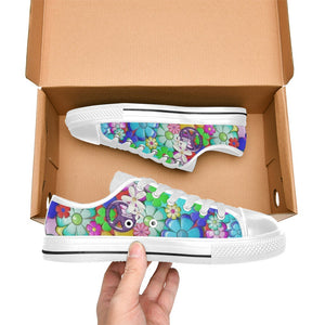 Flower Power - Low Tops - Little Goody New Shoes Australia