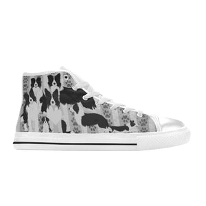 Border Collie - High Top Shoes