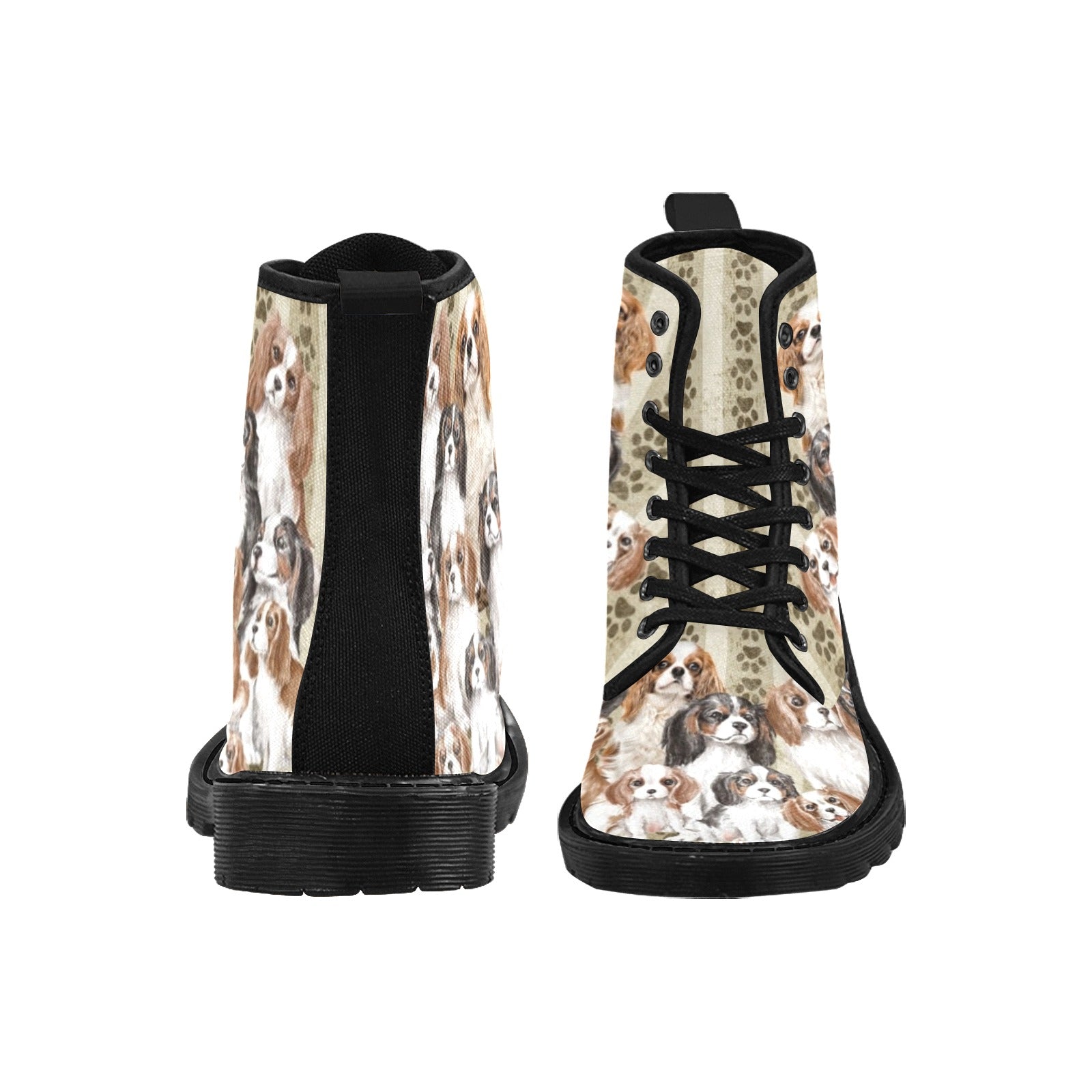 King Charles Cavalier - Canvas Boots