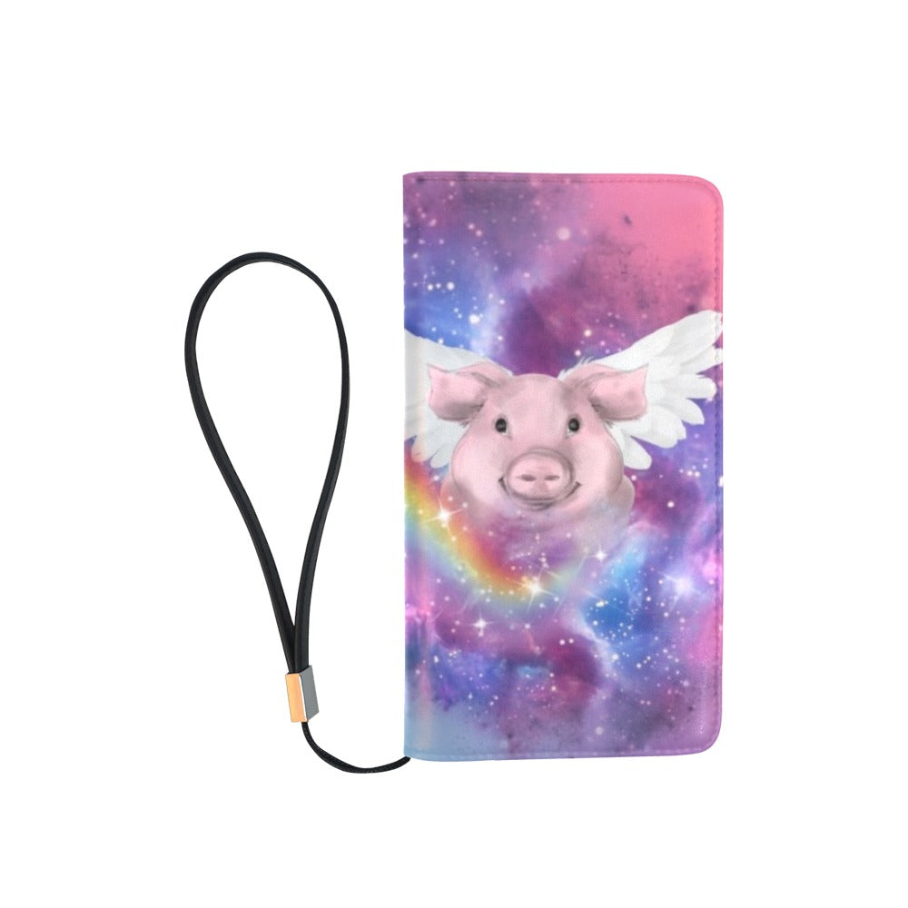 Flying Pigs - Clutch Purse Large