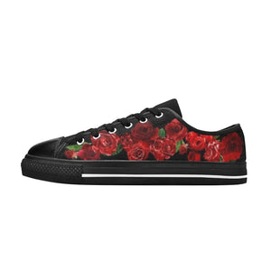 Roses Red - Low Top Shoes - Little Goody New Shoes Australia