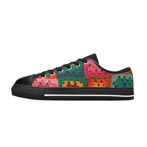 Crochet Granny Squares - Low Top Shoes - Little Goody New Shoes Australia