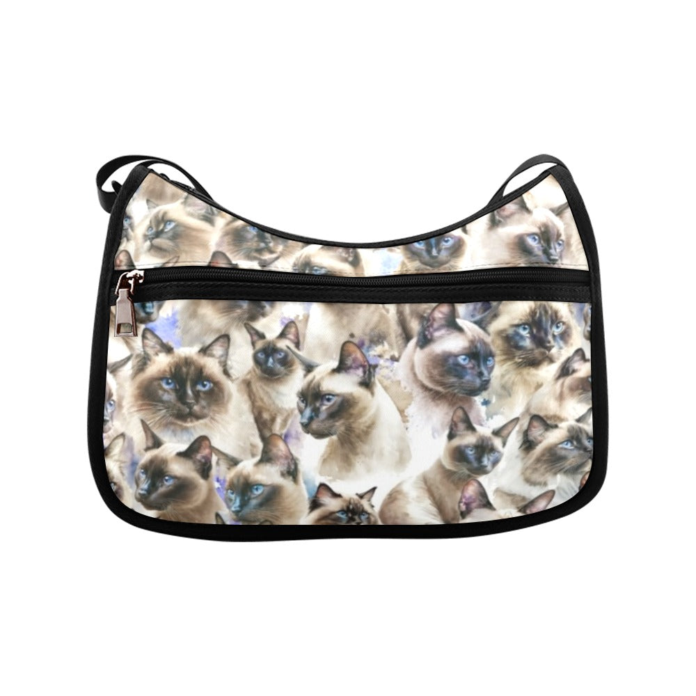 Siamese Cats - Crossbody Handbag