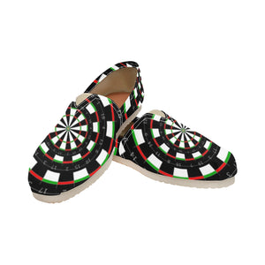 Dart Board - Casual Canvas Slip-on Shoes