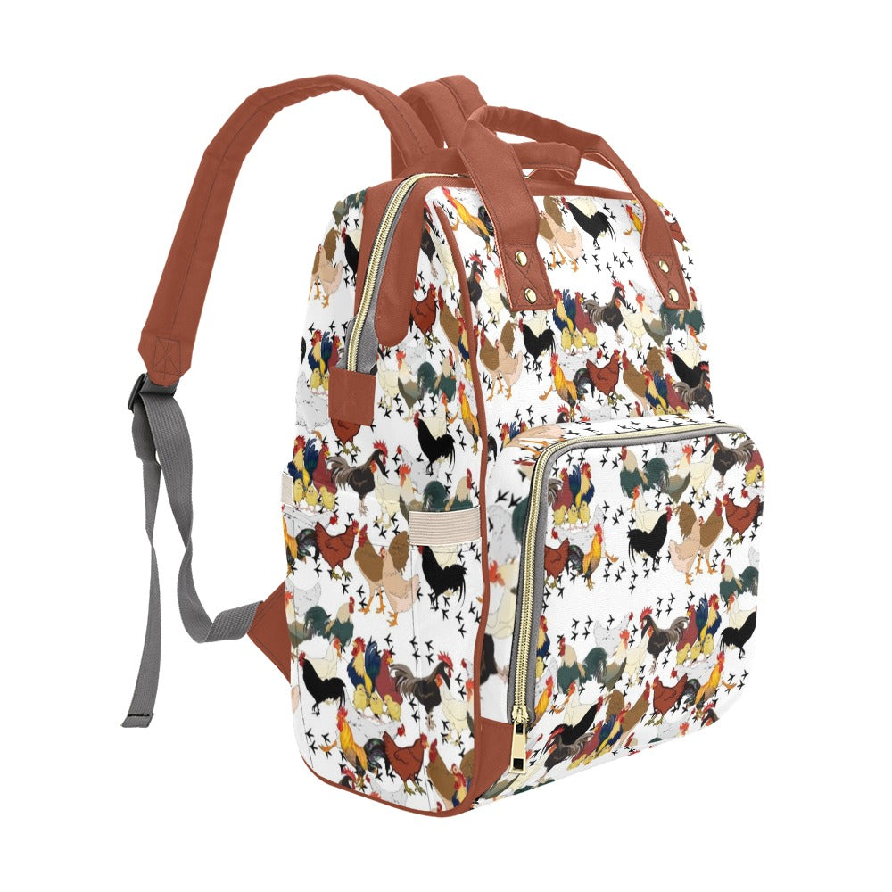 Chicken - Multi-Function Backpack Nappy Bag