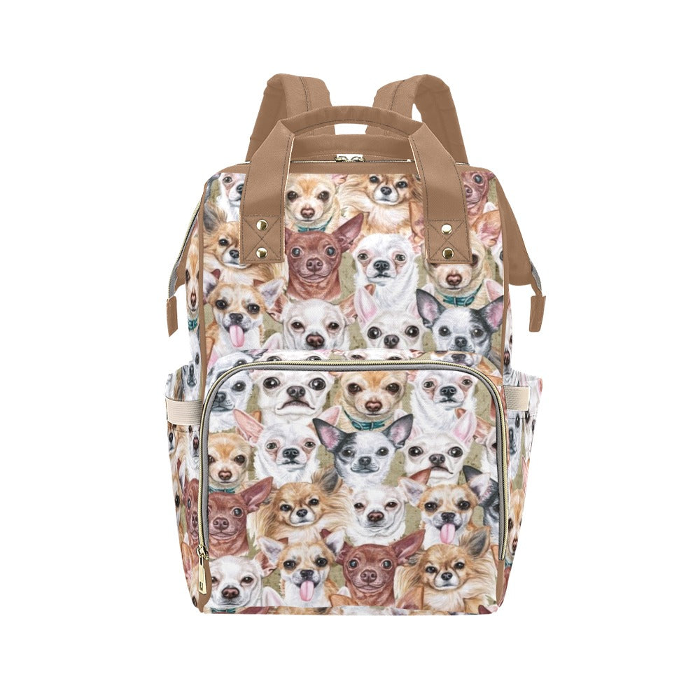 Chihuahua - Multi-Function Backpack Nappy Bag