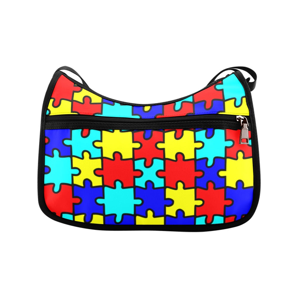 Jigsaw Puzzle - Crossbody Handbag