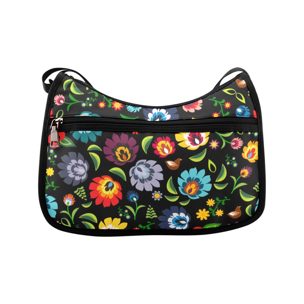 Polish Folk Flowers - Crossbody Handbag