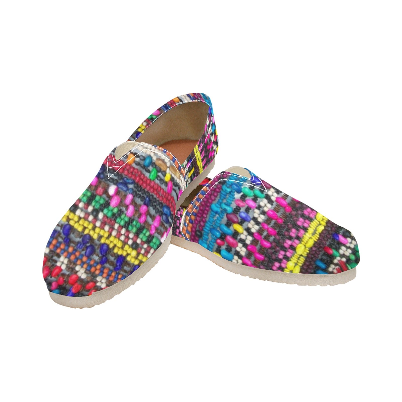 Beads - Casual Canvas Slip-on Shoes