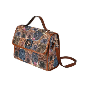 Shar Pei - Waterproof Canvas Handbag